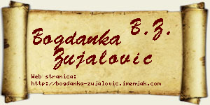 Bogdanka Zujalović vizit kartica